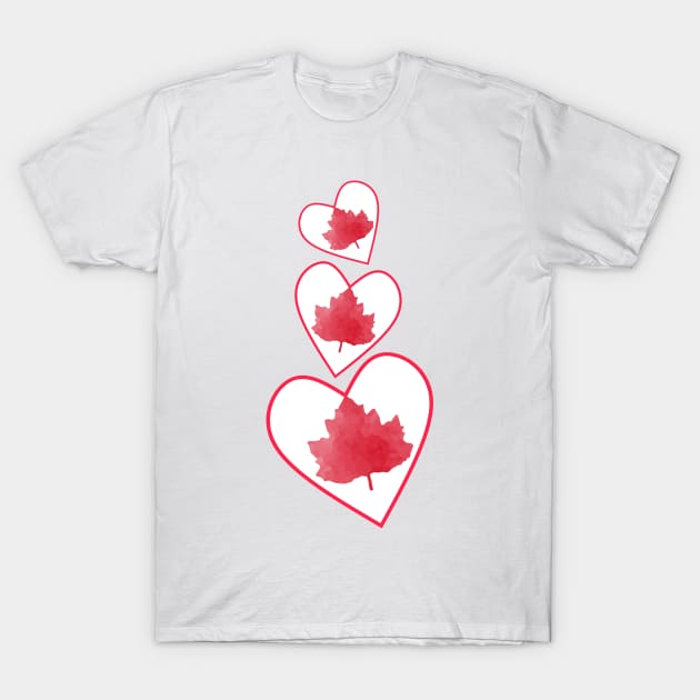 I LOVE Canada T-Shirt by SartorisArt1